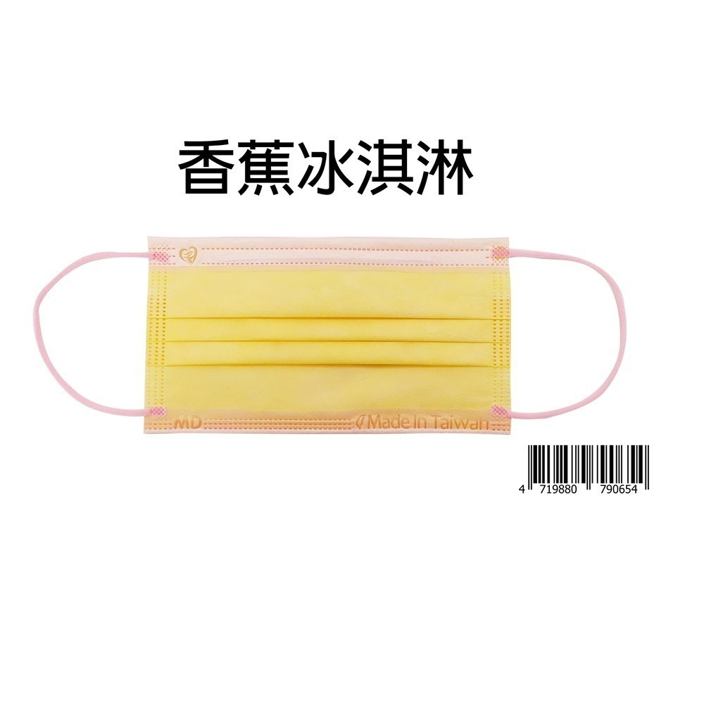 天心 盛藤 絕版出清 10入小包裝 平面成人醫療口罩 蜜糖系列(10入/盒) 成人平面 蜜糖系列口罩 平面口罩-規格圖2