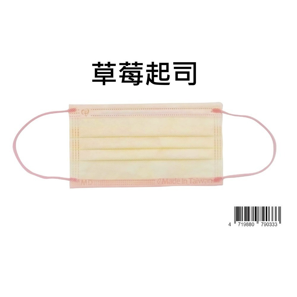 天心 盛藤 絕版出清 10入小包裝 平面成人醫療口罩 蜜糖系列(10入/盒) 成人平面 蜜糖系列口罩 平面口罩-規格圖2