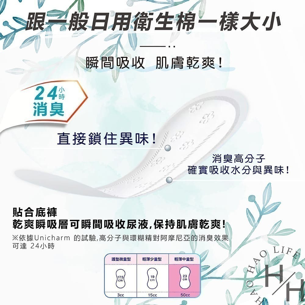 現貨快出 Charmnap 女性漏尿墊 多款規格  50cc 15cc 3cc 衛生棉 好市多 Costco 箱購更划算-細節圖5