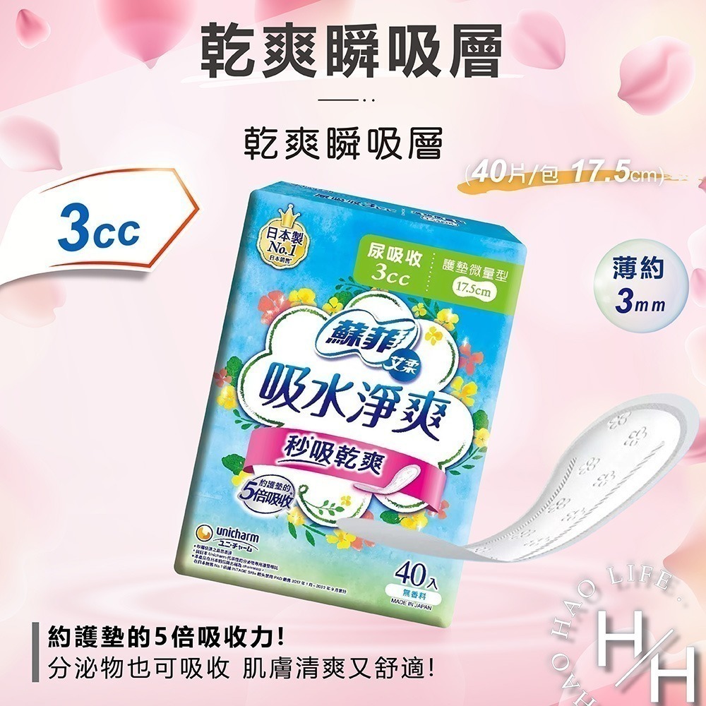 現貨快出 Charmnap 女性漏尿墊 多款規格  50cc 15cc 3cc 衛生棉 好市多 Costco 箱購更划算-細節圖7