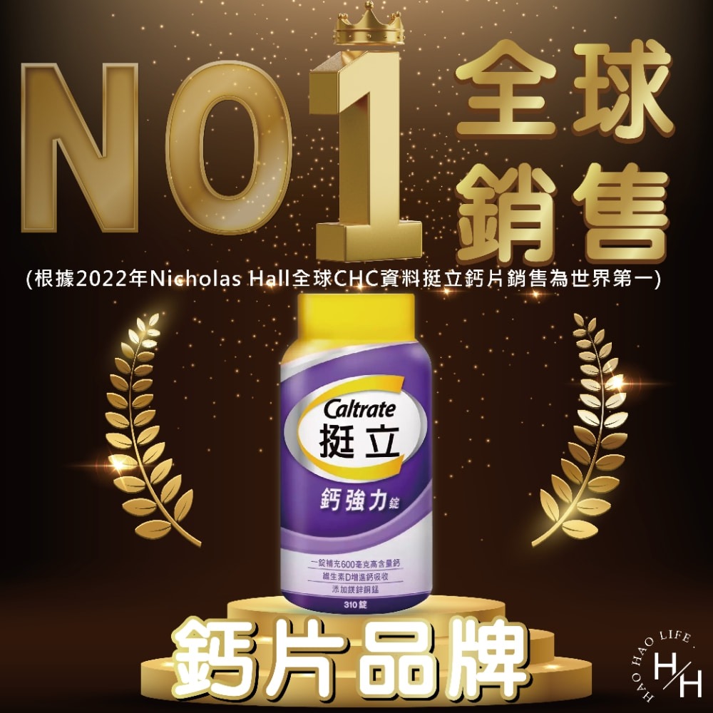 現貨快出 大容量 Costco挺立 鈣強力錠 600毫克 310錠 好市多 保健首選 鈣質補充-細節圖6