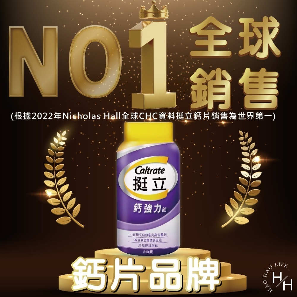 現貨快出 Costco【挺立】鈣強力錠(310錠/罐) /高鈣強力錠 + K2配方(295錠/罐)好市多 保健 補鈣-細節圖8