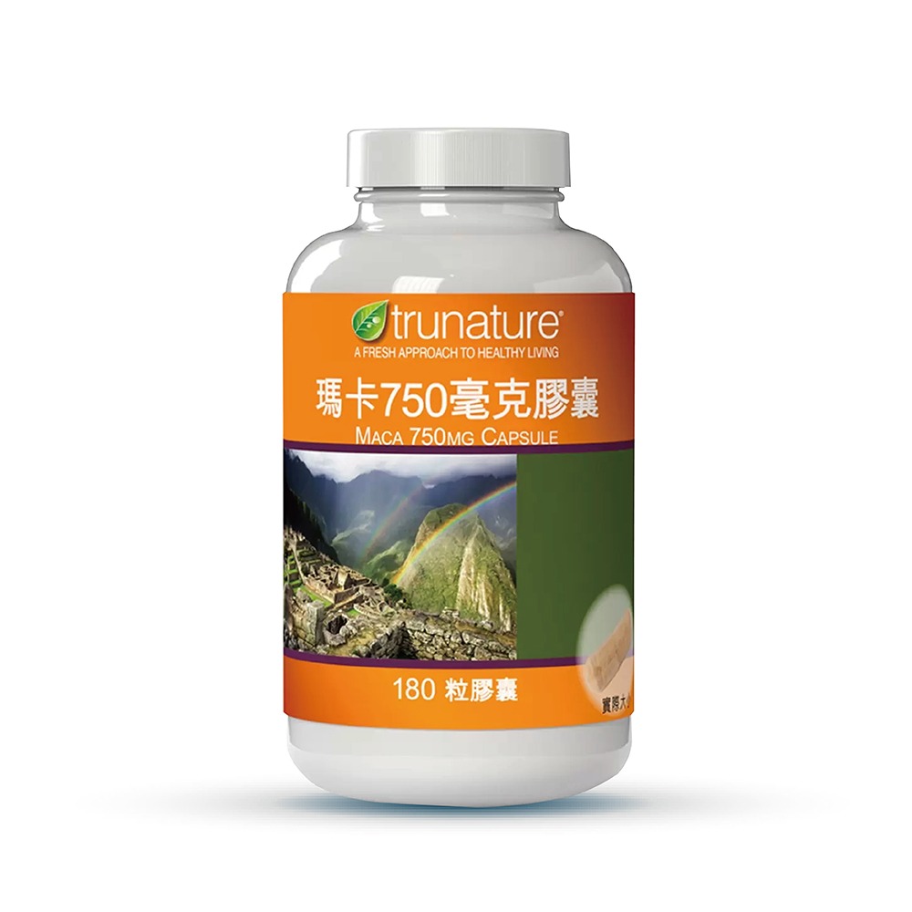 trunature 瑪卡 750毫克X180粒膠囊 好市多 調節生理機能 增強體力 精神旺盛-規格圖7