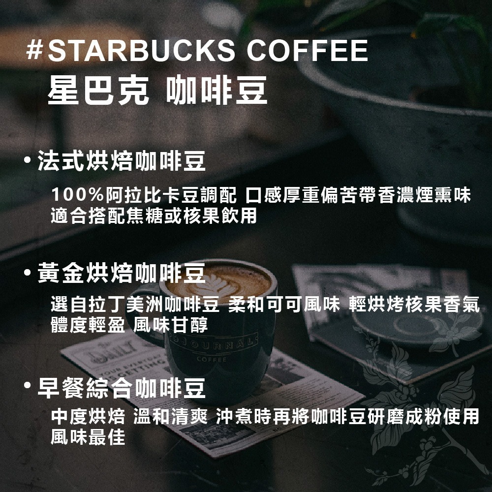 Starbucks星巴克 派克市場咖啡豆1.13公斤 好市多 中度烘焙 咖啡 香醇 法式 黃金烘培 早餐 冬季-細節圖3