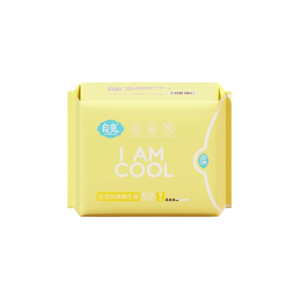 新品上市✨ 良爽 I AM COOL 植萃花香衛生棉 涼感衛生棉 微涼 淡香  日用 夜用衛生棉-規格圖2