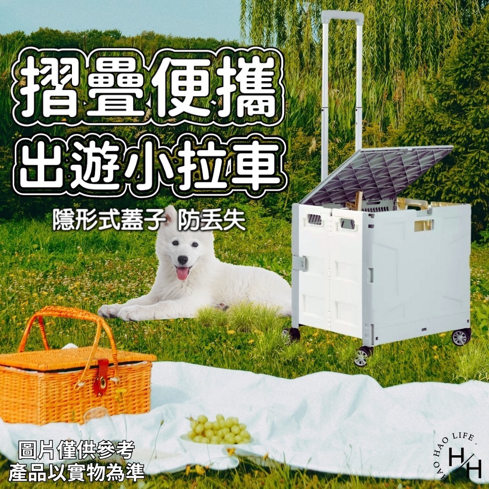 好市多現貨快出【SpaceMade】多功能摺疊推車 2色任選 市場買菜露營神器 小孩玩具收納箱 露營推車 收納車-細節圖3