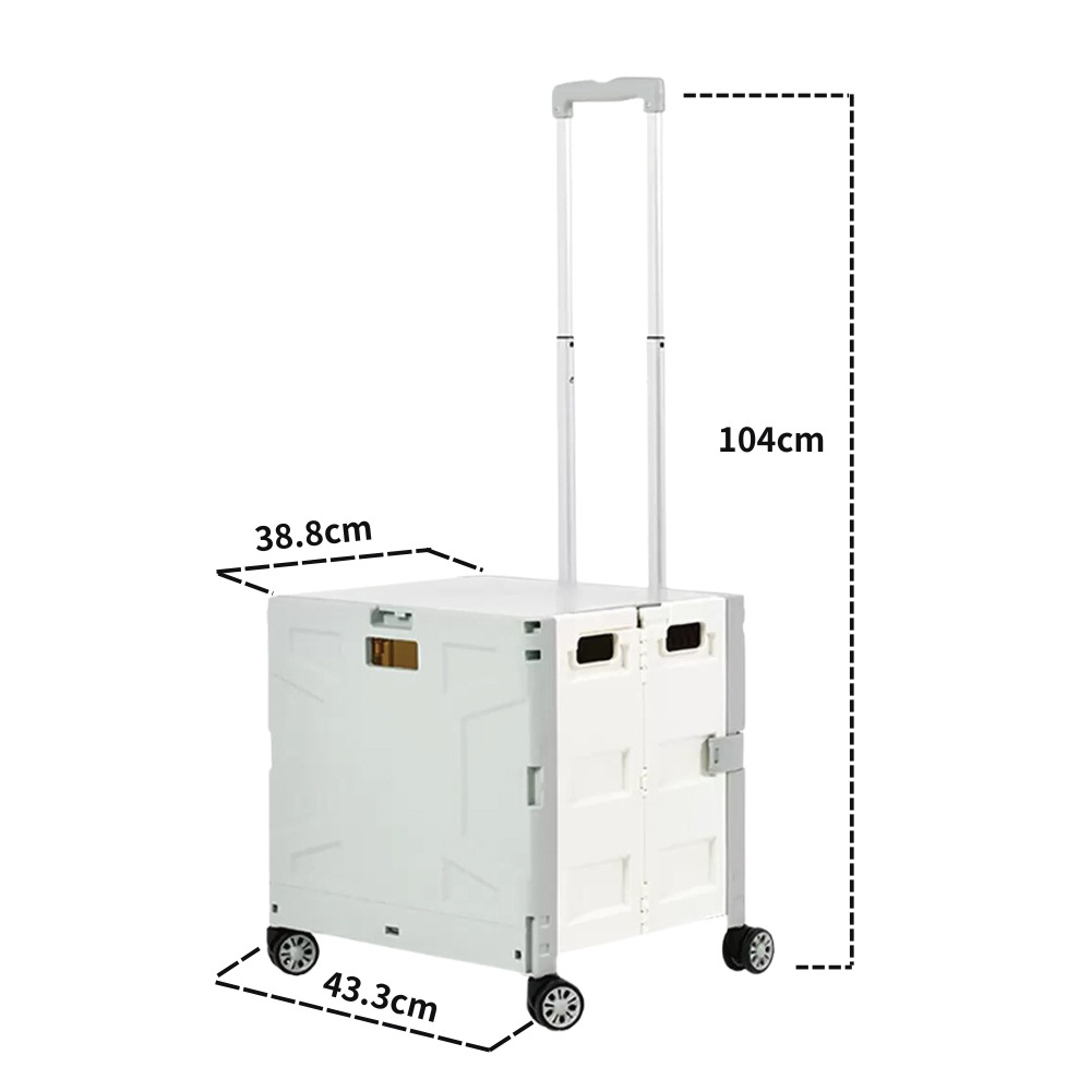 好市多現貨快出【SpaceMade】多功能摺疊推車 2色任選 市場買菜露營神器 小孩玩具收納箱 露營推車 收納車-規格圖8