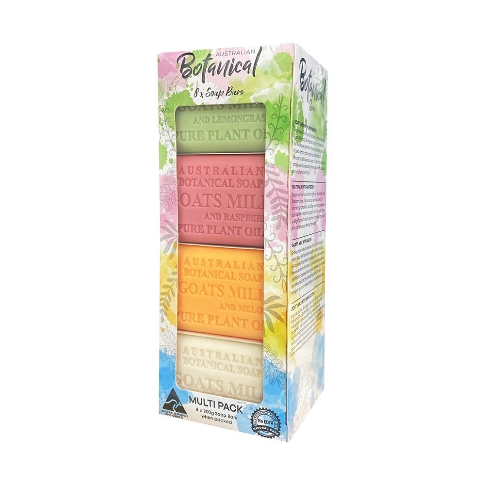 澳洲植物精油香皂8入(共兩款 )沐浴 洗手 洗臉 香皂 肥皂 精油 清潔 保濕 香 植物 好市多 皂 天然 保養 奶香-規格圖10