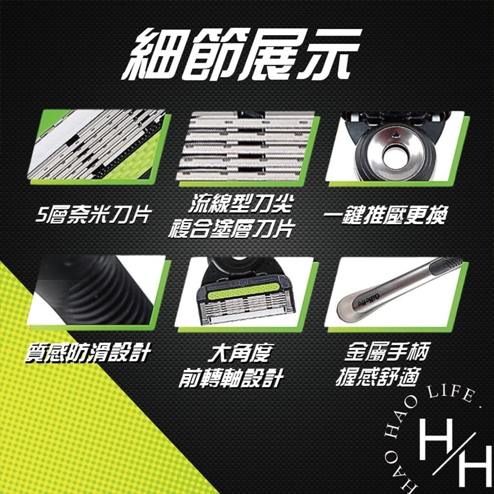 Gillette 吉列 極光刮鬍刀旅行盒組 刮鬍 刀片 吉列刮鬍刀 男 男生 男性 鬍子 臉部保養 舒適 360 旋轉-細節圖6