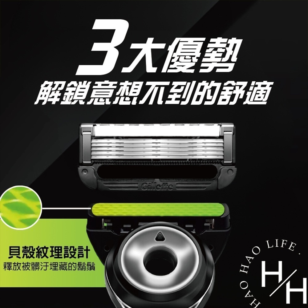 Gillette 吉列 極光刮鬍刀旅行盒組 刮鬍 刀片 吉列刮鬍刀 男 男生 男性 鬍子 臉部保養 舒適 360 旋轉-細節圖3