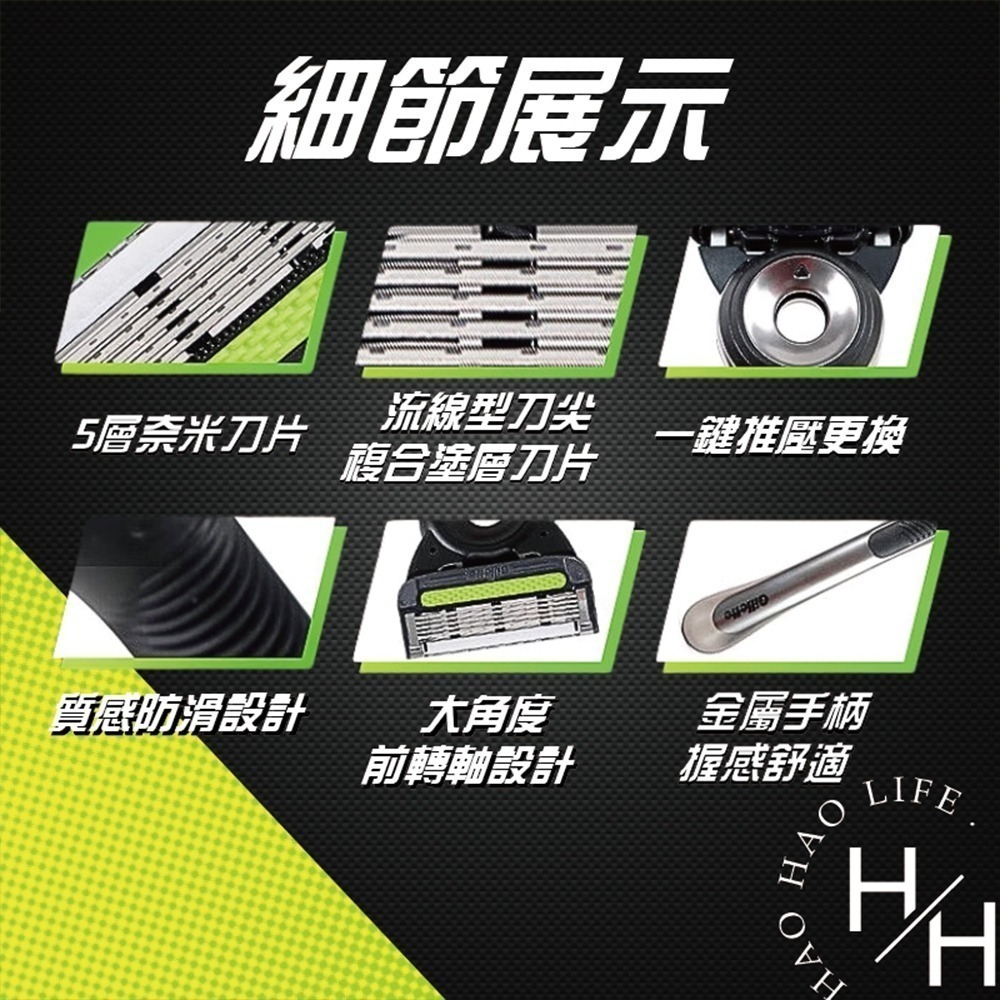 Gillette 吉列 極光刮鬍刀旅行盒組 刮鬍 刀片 吉列刮鬍刀 男 男生 男性 鬍子 臉部保養 舒適 360 旋轉-細節圖6