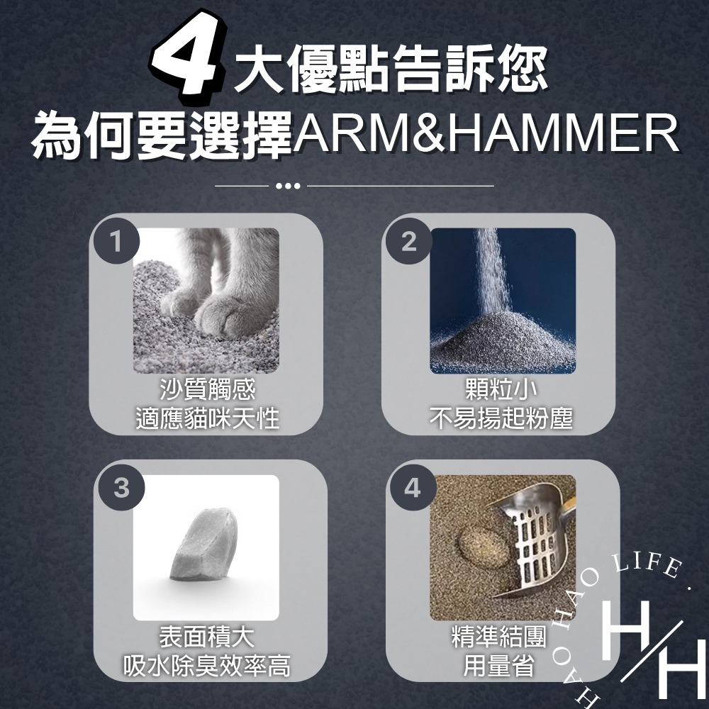 ARM&HAMMER 加強除臭貓砂 18.14公斤 吸水 除臭 貓 寵物 貓砂 貓砂除臭 好市多貓砂 小蘇打 好市多-細節圖7