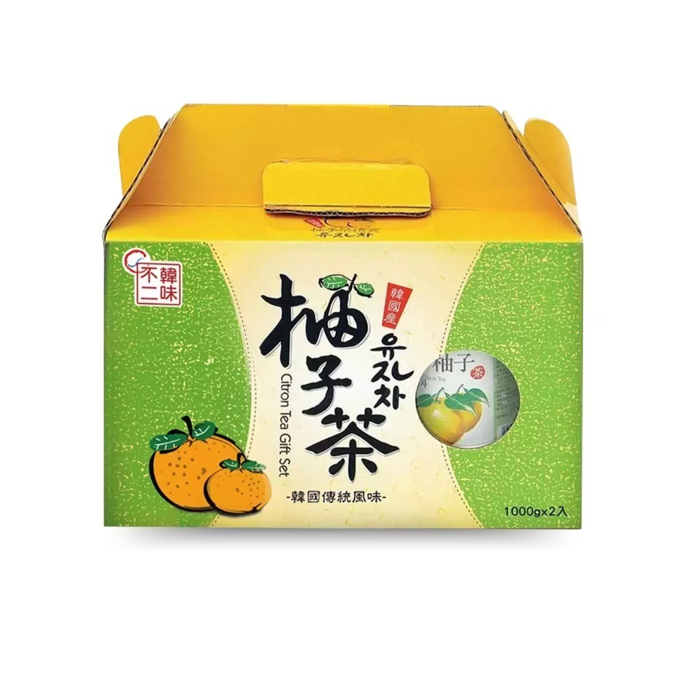 韓味不二 柚子茶飲組 1公斤x2入 沖泡飲品 蜂蜜 果汁 果醬 維他命 天然 柚子 韓國 酸 飲料 甜點 好市多-規格圖7