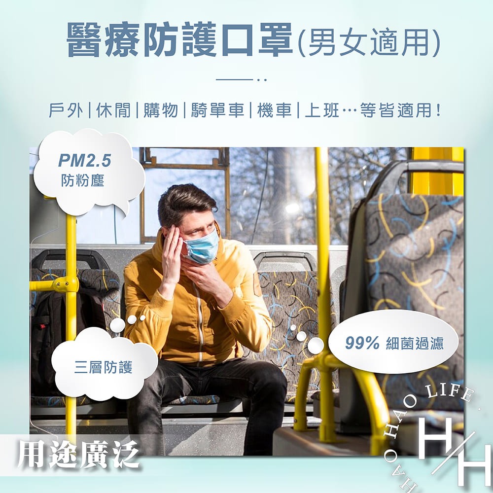 現貨發票 浤溢 成人平面口罩 50入/盒 MIT 台灣製造 醫用口罩 雙鋼印 透氣 3D貼合 三層口罩 口罩-細節圖3