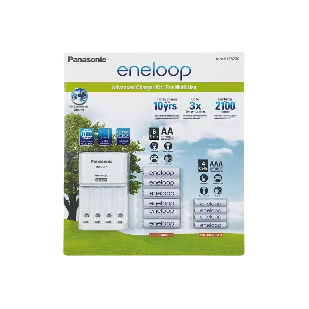 國際牌 Panasonic Eneloop 充電器含電池組 充電電池 三號電池 四號電池 快速充電 好市多-規格圖7