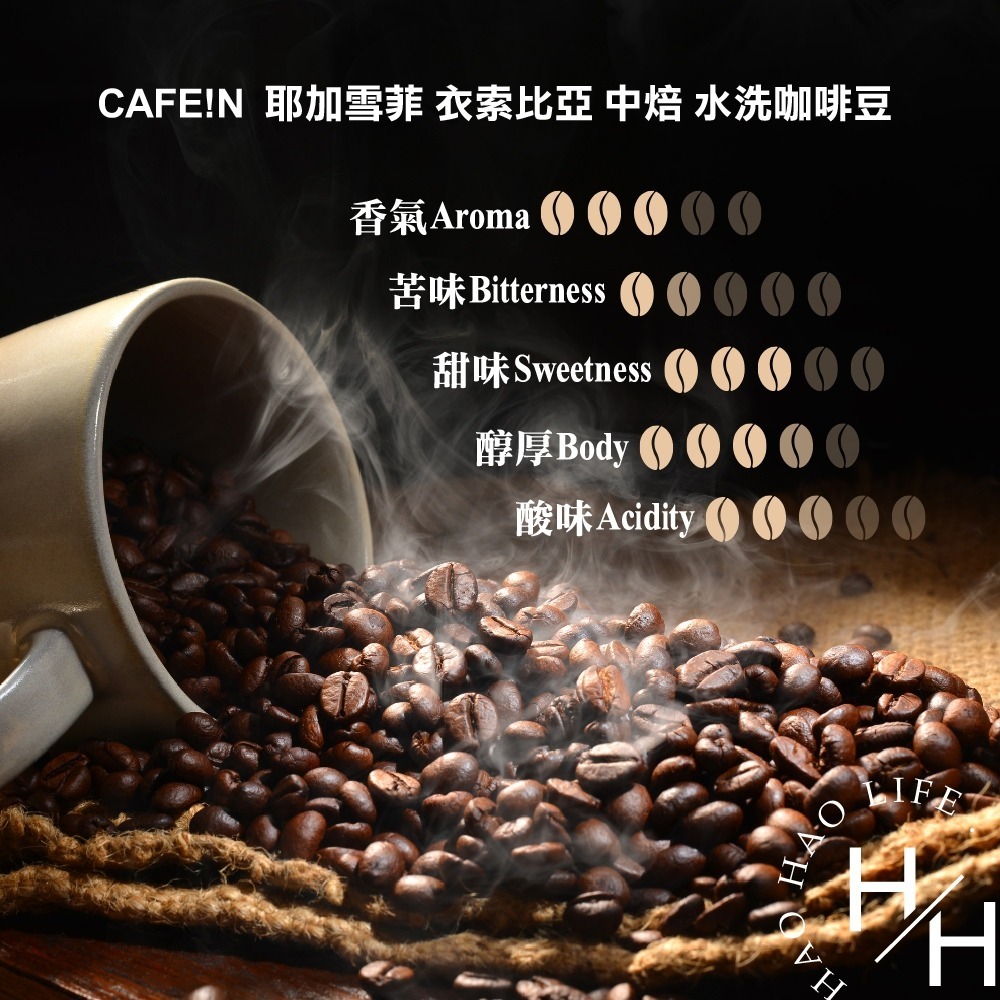 現貨發票 CAFE!N 禮盒組 耶加雪菲 咖啡豆 200g + 隨行杯 高品質 中焙 咖啡 沖泡飲品 好市多-細節圖6