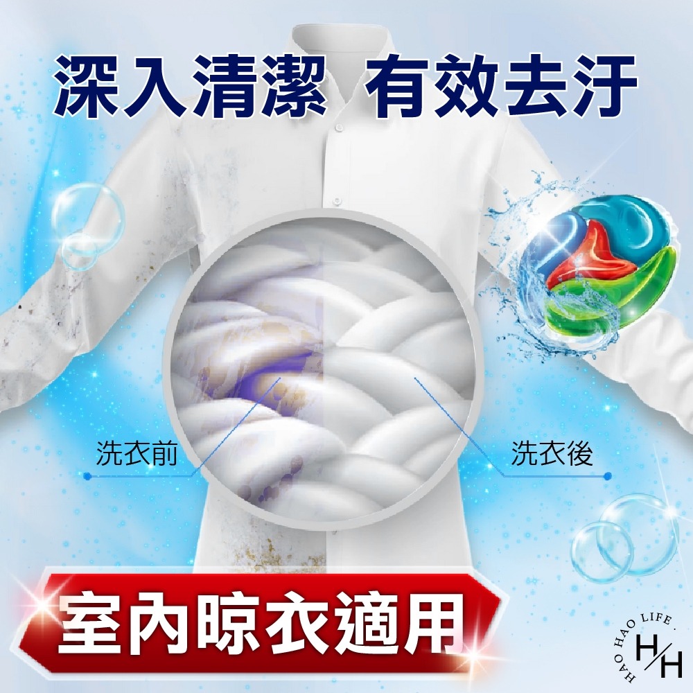Persil寶瀅 德國專利全效能 4合1 洗衣膠囊 室內晾衣適用 64顆 除菌/除螨/除臭-細節圖2