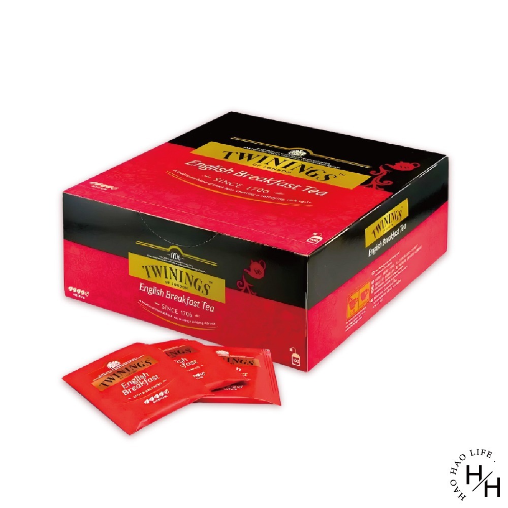 COSCO好市多現貨 Twinings唐寧 早餐茶 2公克 X 100包 隨身包 去油解膩 紅茶茶包-規格圖6