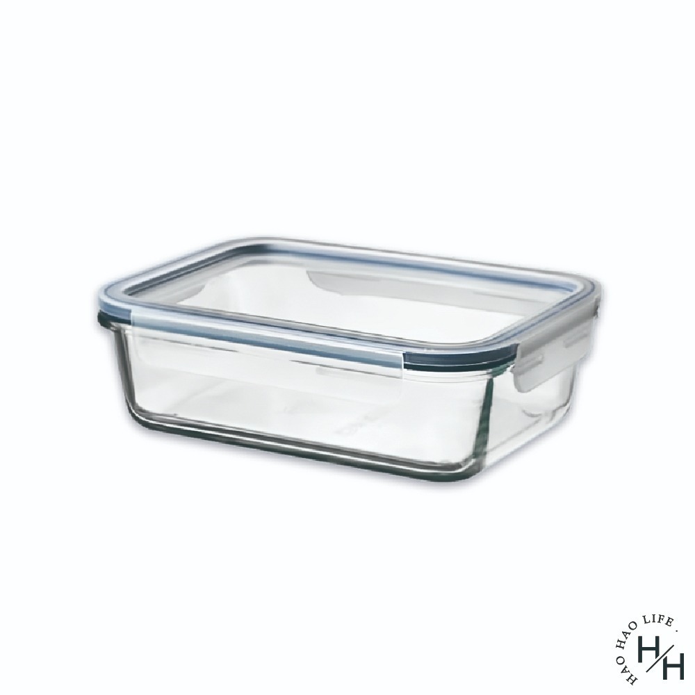 1公升長方形玻璃保鮮盒