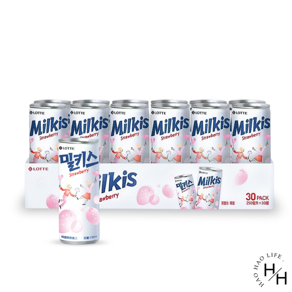 韓國 LOTTE 樂天 優格風味碳酸飲  草莓/無糖/葡萄/水蜜桃/優格飲 250毫升 X 30入 五種口味-規格圖3
