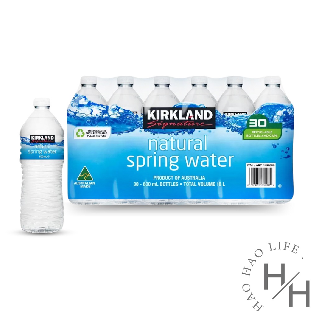 現貨速出 科克蘭 泉水 600毫升x30瓶 高品質 健康 天然 飲料 輕巧 便攜 瓶裝水 礦泉水 好市多-規格圖7
