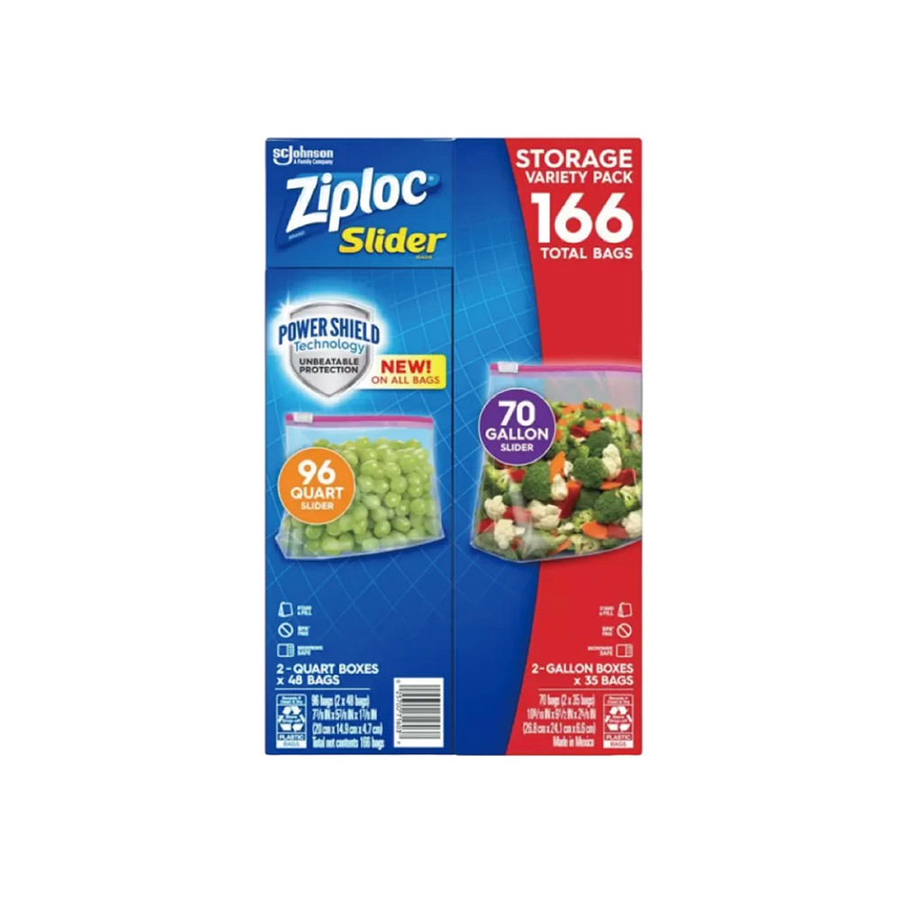 拉鍊式保鮮夾鏈袋(166入)