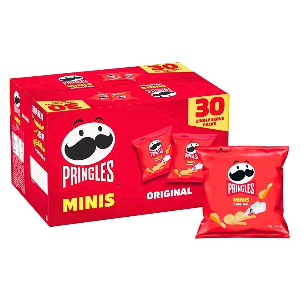 好市多現貨快出【品客】洋芋片 MINIS 經典原味(19公克X30包) 零食 餅乾 好事多家庭號 大包薯片 洋芋片-規格圖7