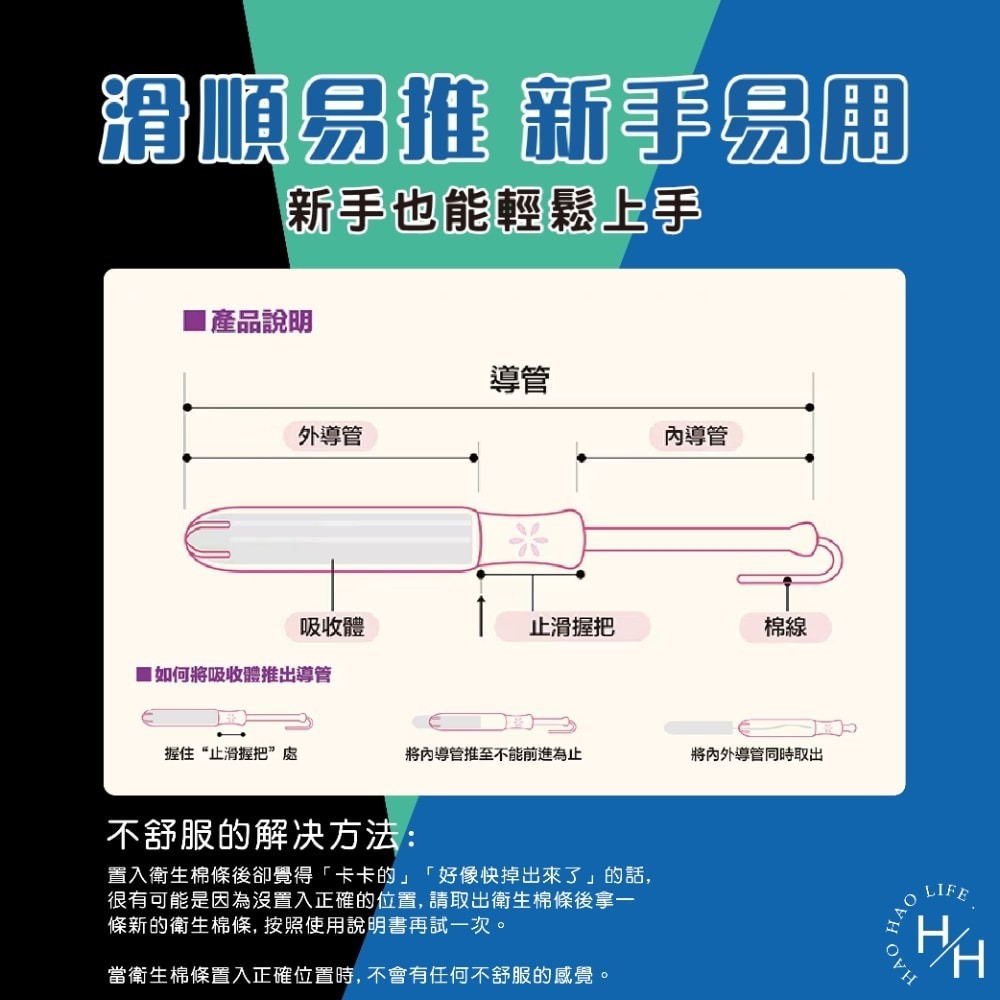 好市多現貨快出【Kotex靠得住】導管式衛生棉條 量多加強型8入 量多加強型 量多型 一般型 棉條 導管-細節圖5