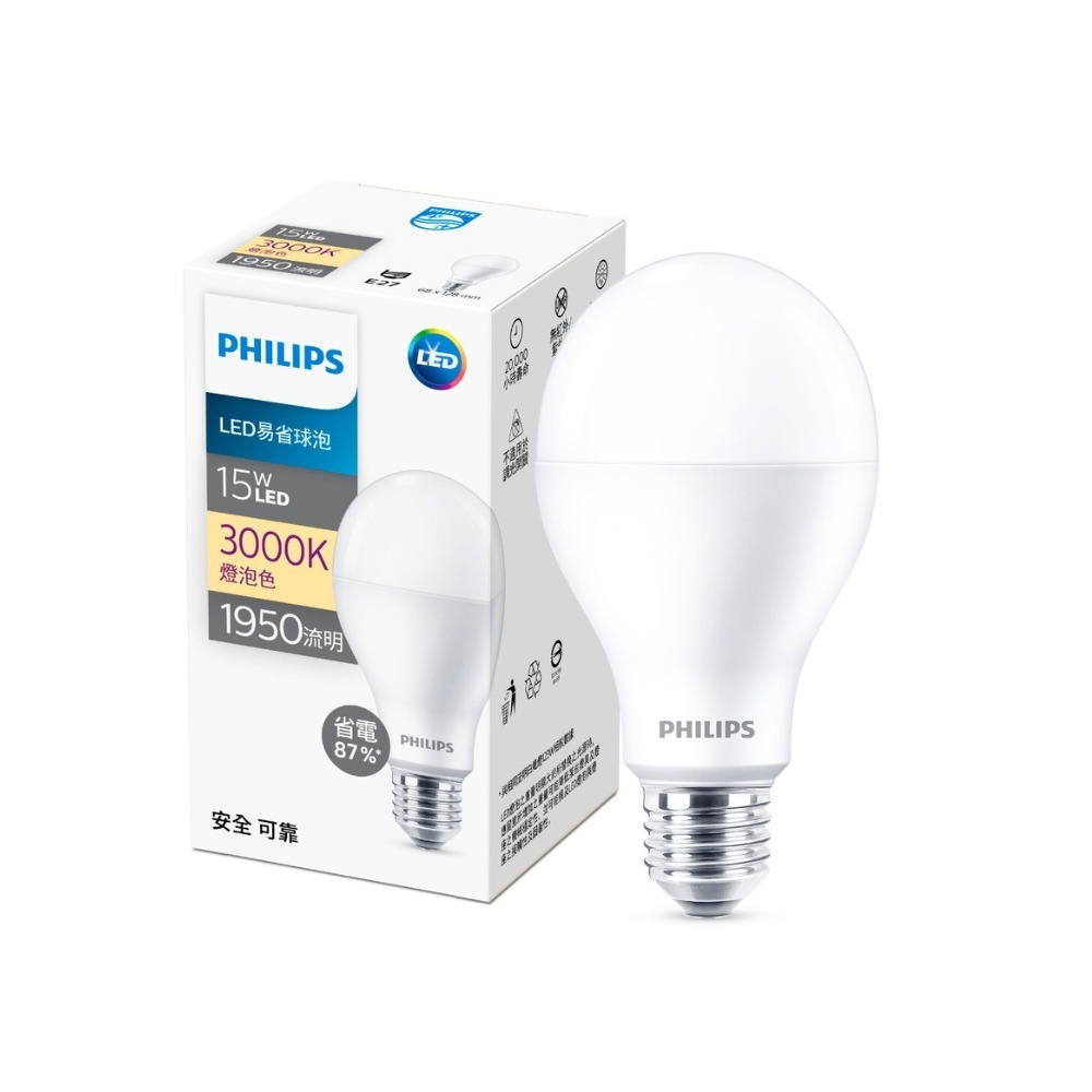 現貨快出【飛利浦】易省泡9W/11.5W/13W/15W  多款任選 省電燈泡 省電LED燈泡 E27 A60 A67-規格圖10