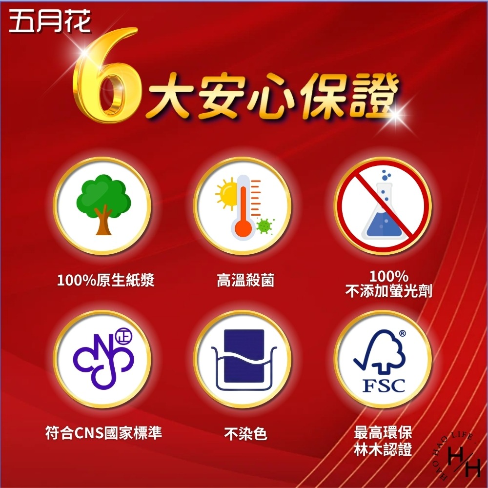 現貨快出【五月花】極萃厚棒抽取式衛生紙(100抽X20入) 可沖馬桶 厚衛生紙 面紙 擦巾 抽取式衛生紙 原生紙漿-細節圖7