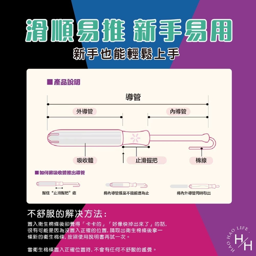 好市多現貨快出【Kotex靠得住】導管式衛生棉條 量多加強型8入 量多加強型 量多型 一般型 棉條 導管-細節圖5