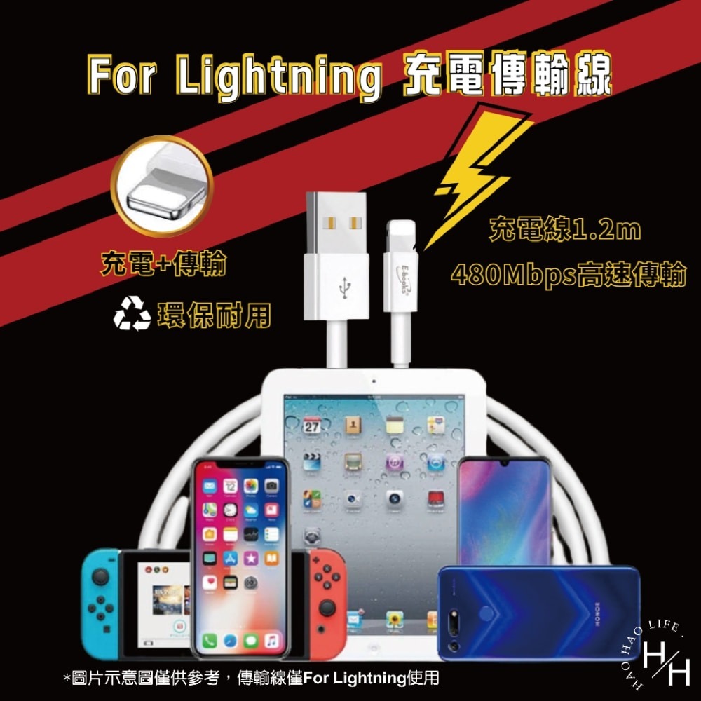 現貨快出【E-books】B79 20W PD+QC3.0快速充電器(送Lightning充電傳輸線) 快充 快充充電頭-細節圖5