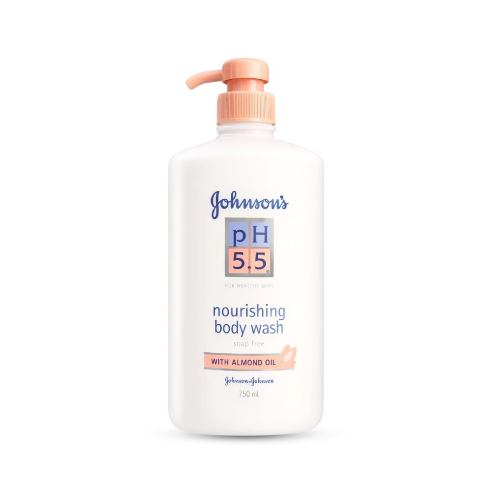 現貨快出【嬌生】pH5.5沐浴乳(1000ml)/杏仁保濕沐浴乳(750毫升/瓶)/潤膚沐浴乳2合1沐浴乳 沐浴露-細節圖3