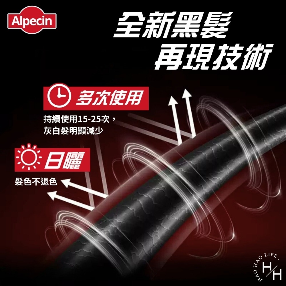 現貨快出【Alpecin】擊退白髮咖啡因泡沫染髮露(200毫升) 咖啡因 染髮露 咖啡因 洗髮露 擊退白髮 強健養髮液-細節圖6