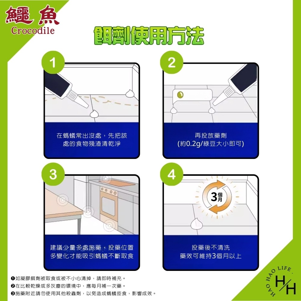 好市多現貨快出【鱷魚】 除螞蟻凝膠劑 (10gX4入/盒) 除蟻 好市多除螞蟻凝膠劑-細節圖6