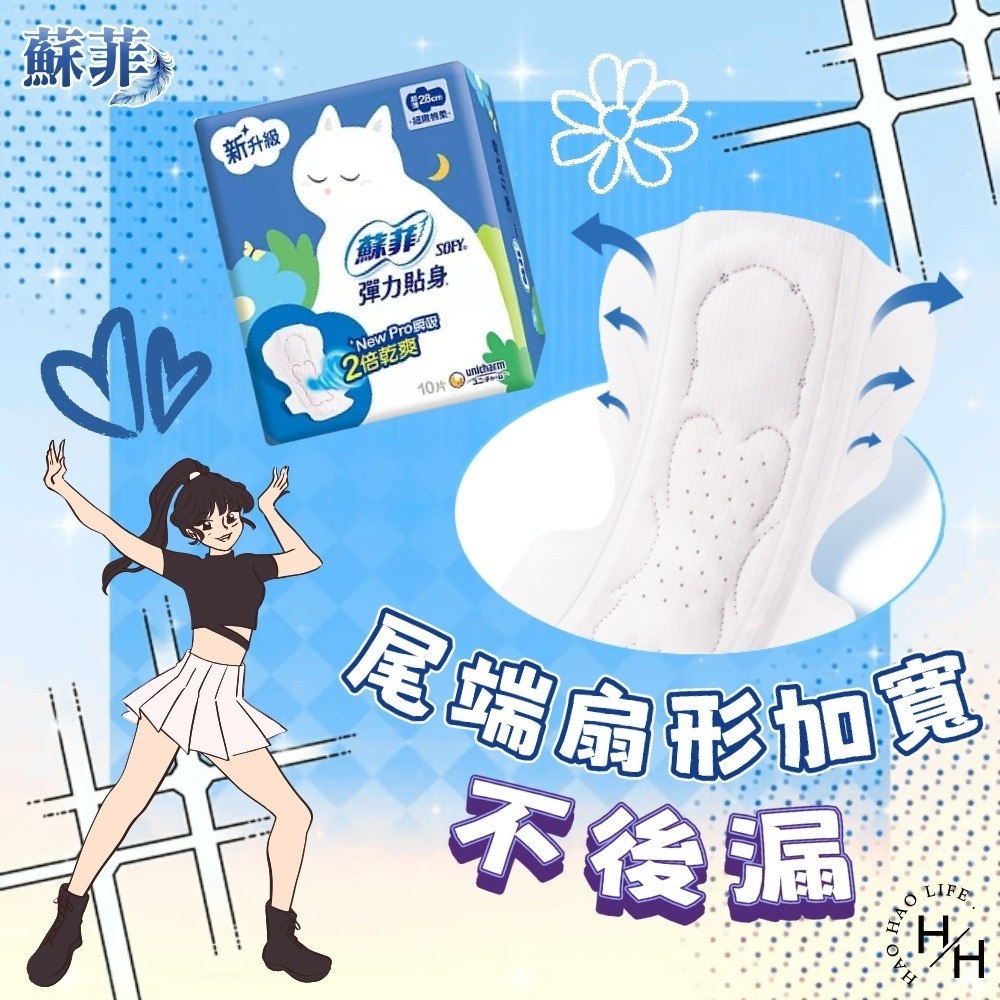 Costco 好市多 蘇菲彈力貼身超薄 日用衛生棉 多款任選 蘇菲 SOFY 單包入 現貨快出-細節圖8