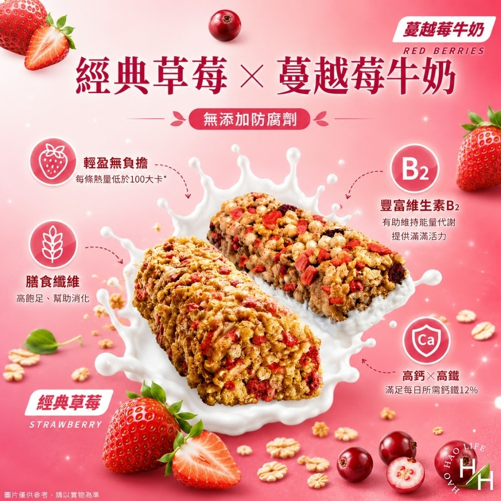 好市多現貨快出【雀巢】纖怡草莓穀物棒&蔓越莓牛奶穀物棒(23.5公克X32條) 穀物棒 草莓棒 蔓越莓 雀巢 早餐棒-細節圖5