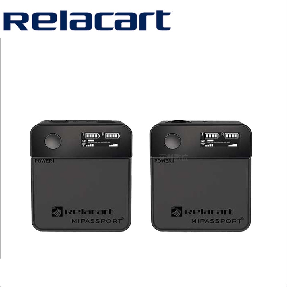 《 免運 含稅 送包 台灣公司貨 》Relacart 力卡 Mi2 MI1PRO 合法認證 領夾式  一對二 無線麥克風-規格圖6