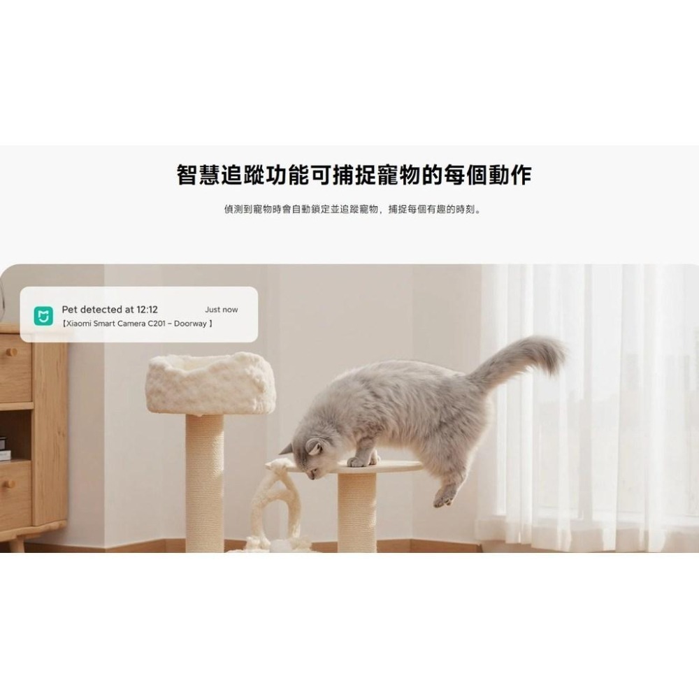 【含稅快速出貨】Xiaomi 智慧攝影機 C201 (台灣小米公司貨)-細節圖6