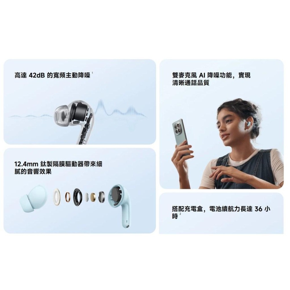 【快速出貨】紅米 Redmi Buds 8 Lite (台灣小米公司貨)-細節圖2