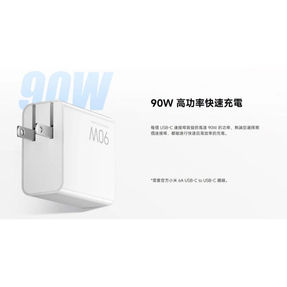iPhone 17 / Air / 17 Pro 充電器 Xiaomi GaN充電器 33W  / 67W / 90W-細節圖2