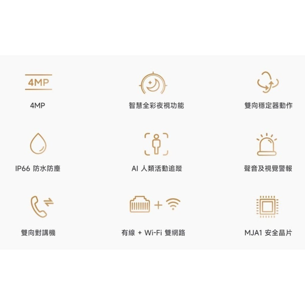 【含稅快速出貨】Xiaomi 室外攝影機CW300 (台灣小米公司貨)-細節圖8