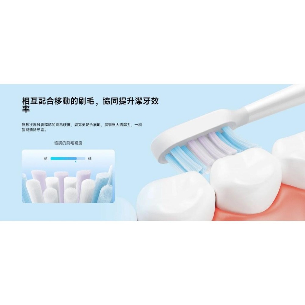 【含稅快速出貨】Xiaomi 聲波電動牙刷頭 （T501專用） (台灣小米公司貨)-細節圖3