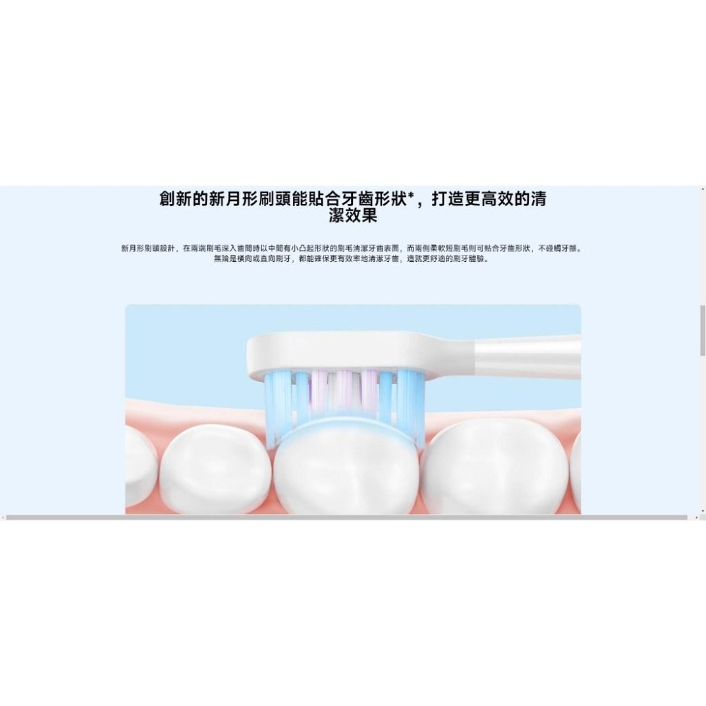 【含稅快速出貨】Xiaomi 聲波電動牙刷頭 （T501專用） (台灣小米公司貨)-細節圖4
