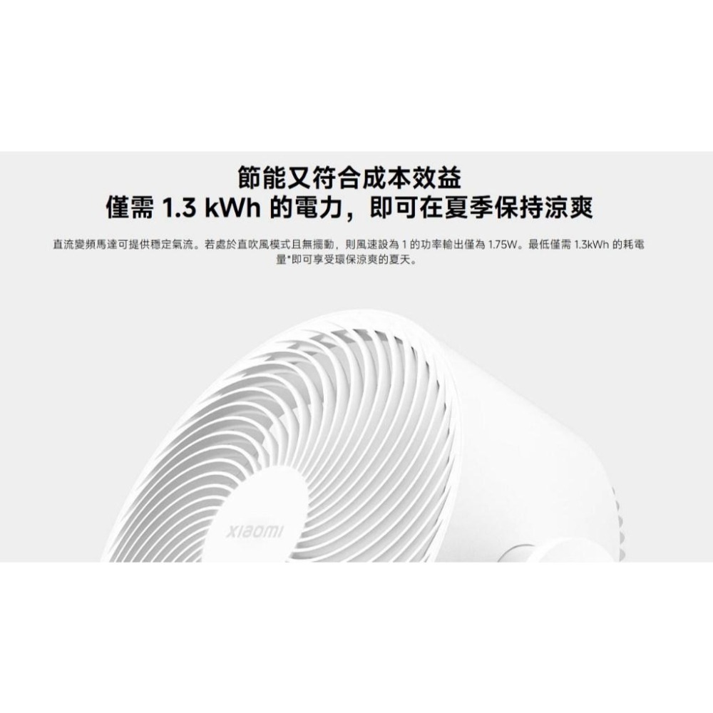 【含稅快速出貨】小米 Xiaomi 智慧直流變頻循環扇 / 米家智慧空氣循環扇  (台灣小米公司貨)-細節圖6