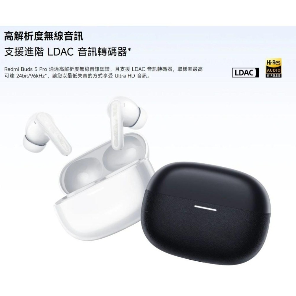 【含稅快速出貨】小米 Redmi Buds 5 Pro 藍牙耳機 (台灣小米公司貨)-細節圖5