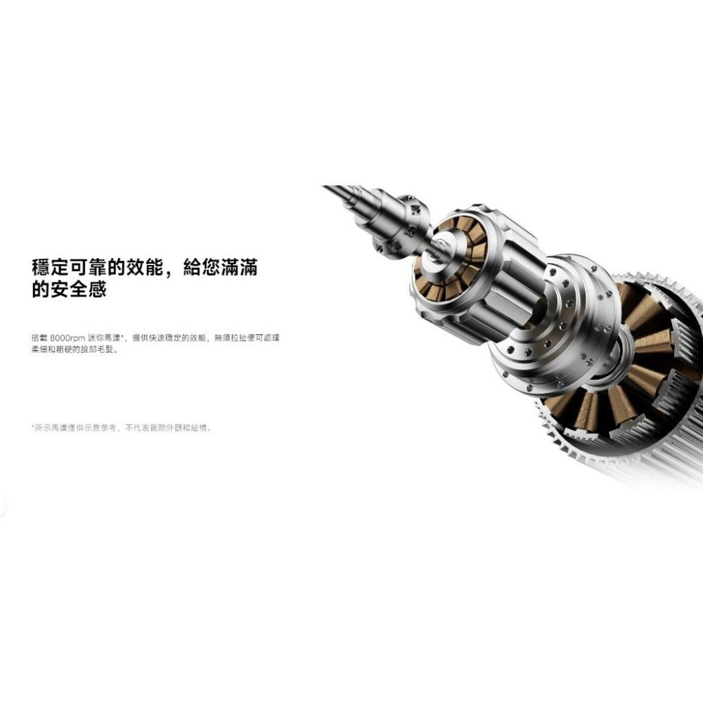 【含稅快速出貨】Xiaomi 電動刮鬍刀 S200 (台灣小米公司貨)-細節圖8