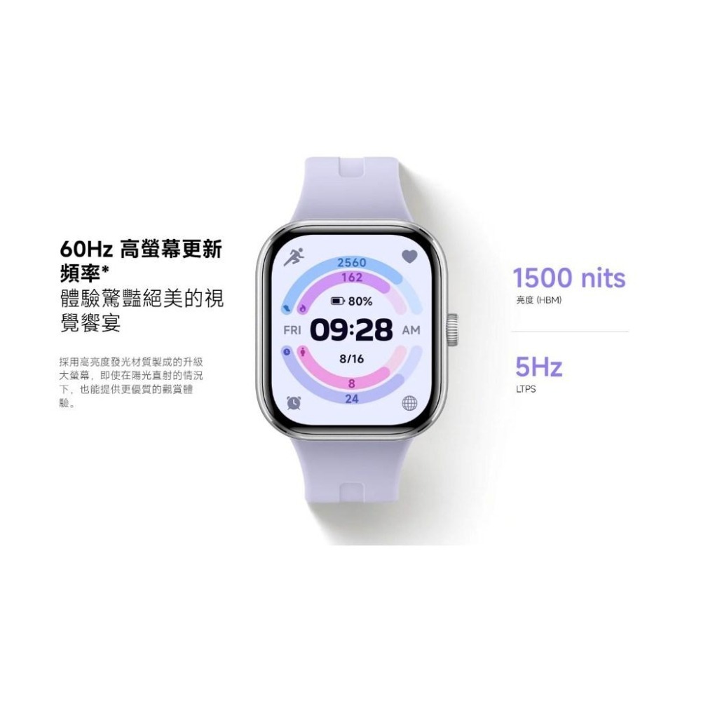 【含稅快速出貨】小米 / 紅米 Redmi Watch 5 (台灣小米公司貨)-細節圖5