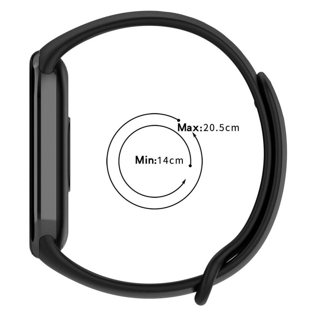 【含稅快速出貨】小米手環 10 9 8 錶帶 小米手環 8 矽膠錶帶 腕帶 Xiaomi 防水 (副廠)-細節圖2