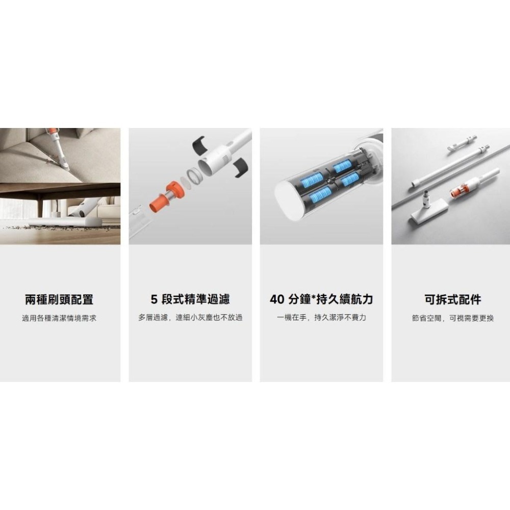 【含稅快速出貨】小米 Xiaomi 無線吸塵器 P30 台灣小米公司貨-細節圖2